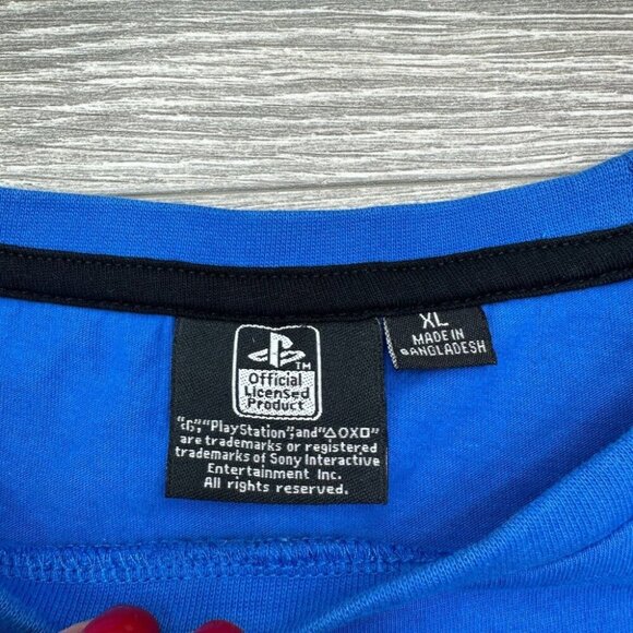 Sony Playstation Logo Shirt Men's Size XL Royal Blue Gamer PS5 Gaming Official - Picture 2 of 13